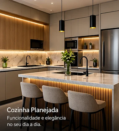 Cozinha planejada contemporânea